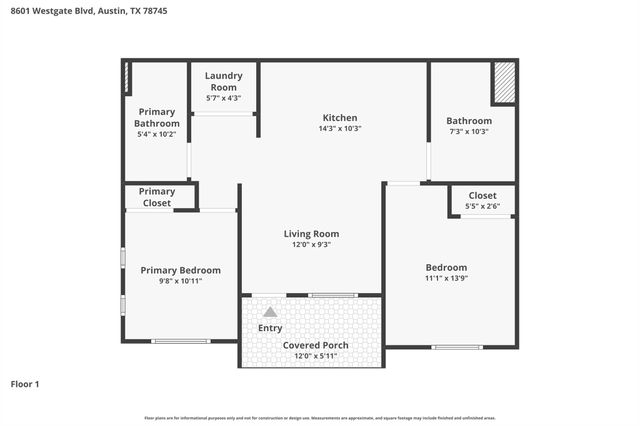 8601 W Gate BLVD 7101, Austin, TX 78745