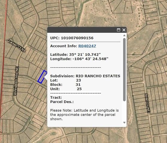 Lot 23, 24, 25 Rio Rancho Estates NE, Rio Rancho, NM 87144