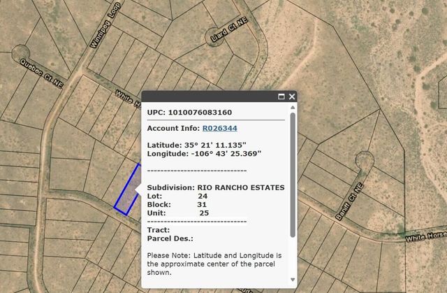 Lot 23, 24, 25 Rio Rancho Estates NE, Rio Rancho, NM 87144