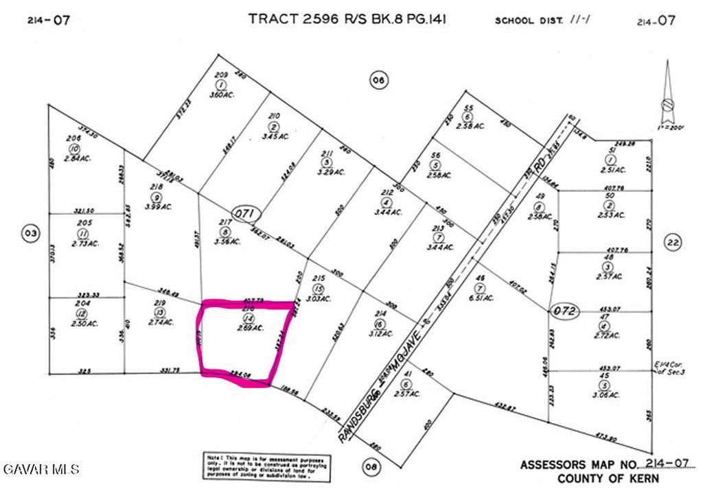 2.5 And 2.69 Acre Lots, California City, CA 93505