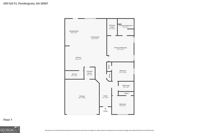 439 Fall Court, Pendergrass, GA 30567