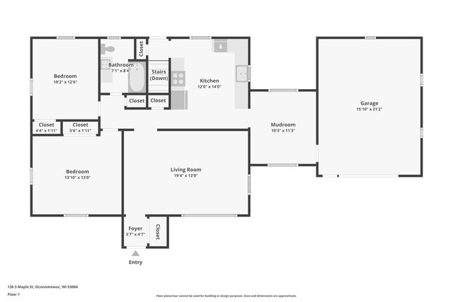 136 S Maple STREET, Oconomowoc, WI 53066