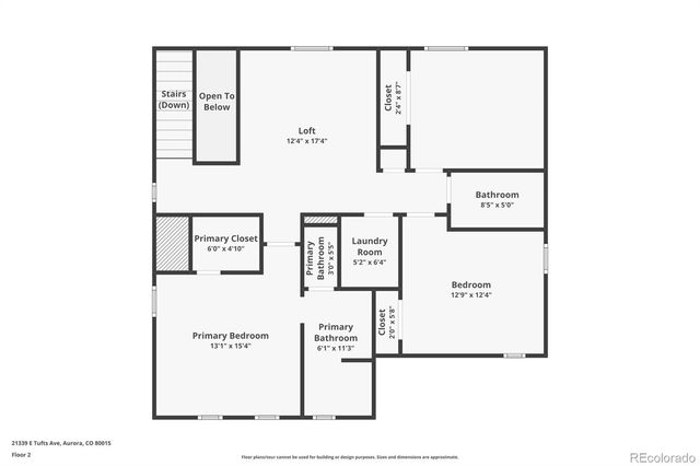 21339 E Tufts Avenue, Aurora, CO 80015