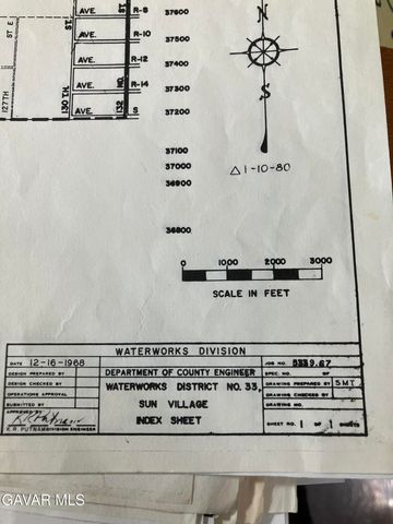 Avenue T Near 121 St East, Sun Village, CA 93543