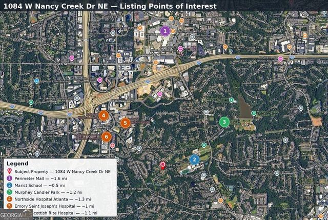 1084 West Nancy Creek Drive, Atlanta, GA 30319