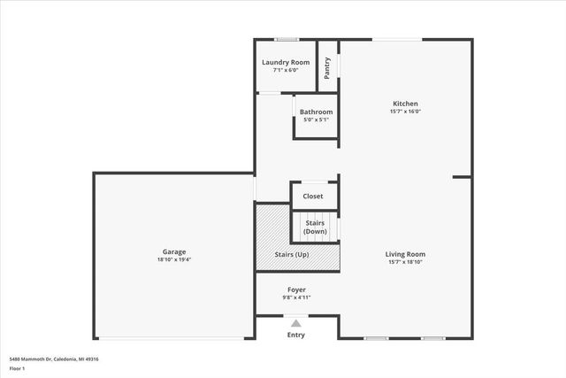 5480 Mammoth Drive, Caledonia, MI 49316