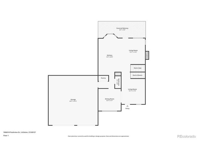 10668 W Peakview Dr, Littleton, CO 80127