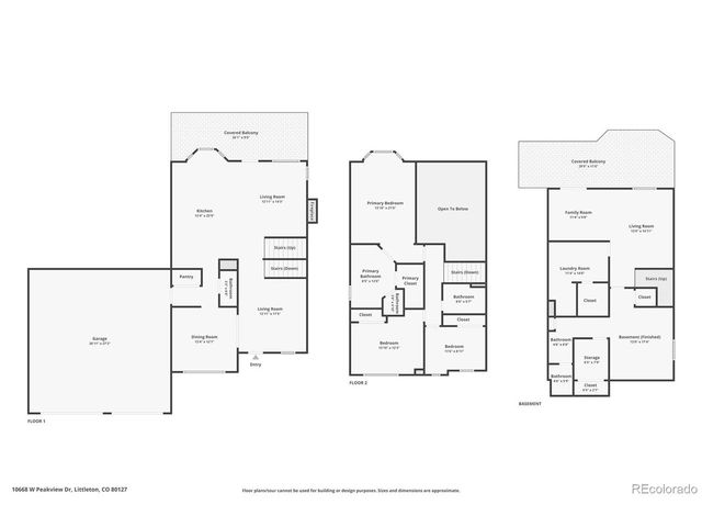 10668 W Peakview Dr, Littleton, CO 80127