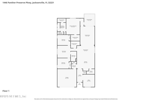 1446 PANTHER PRESERVE Parkway, Jacksonville, FL 32221