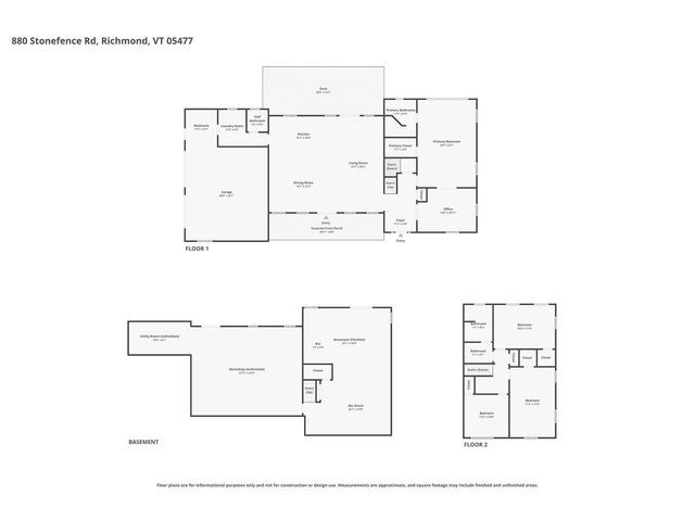 880 Stonefence Road, Richmond, VT 05477