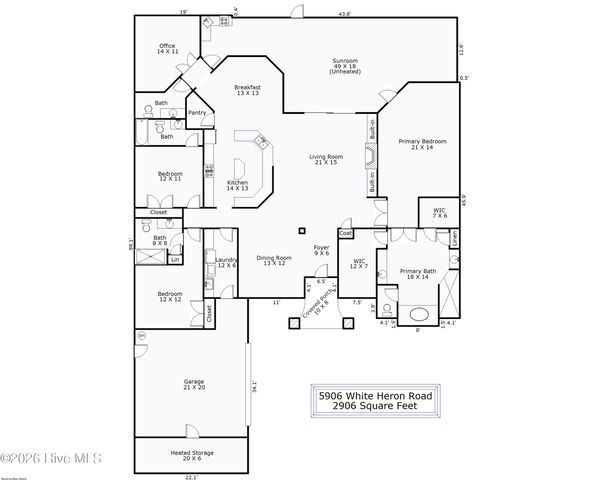 5906 White Heron Road, Wilmington, NC 28412