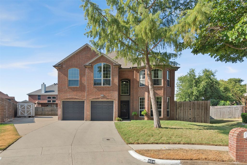 324 Georgian Oak Court, Lake Dallas, TX 75065 — exterior