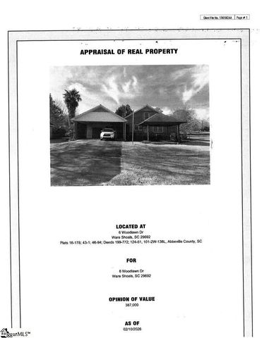 6 Woodlawn Drive, Ware Shoals, SC 29692