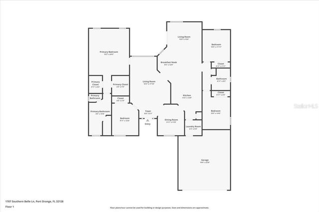 1707 SOUTHERN BELLE LANE, Port Orange, FL 32128