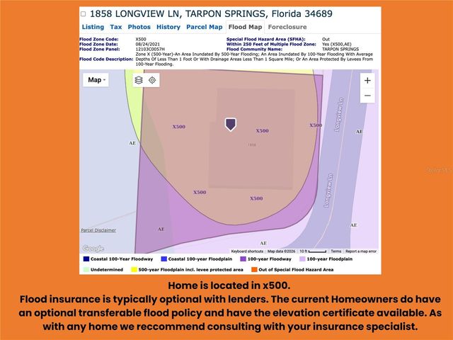 1858 LONGVIEW LN, Tarpon Springs, FL 34689