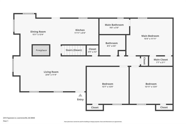 2314 Tapanzee Lane, Lawrenceville, GA 30044