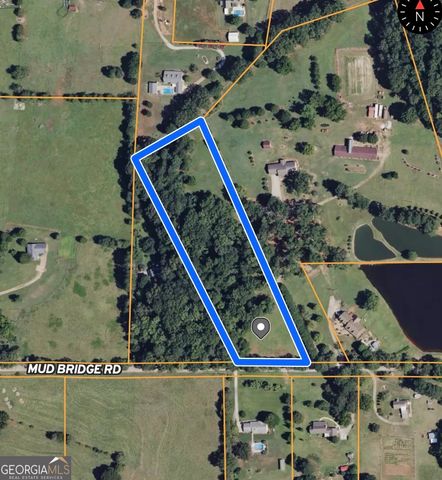 BTWN 222 & 240 Mud Bridge Road - 5 Acres, Fayetteville, GA 30215