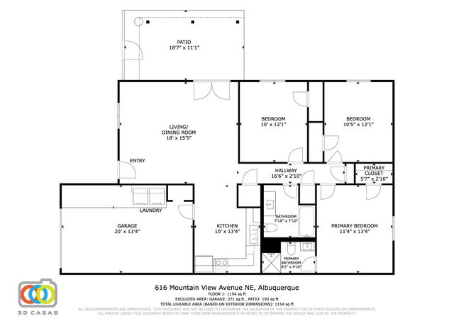 616 Mountain View Avenue NE, Albuquerque, NM 87123