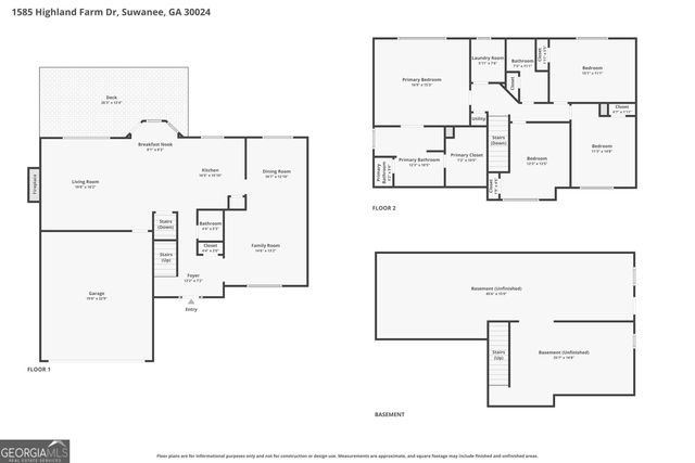 1585 Highland Farm Drive, Suwanee, GA 30024