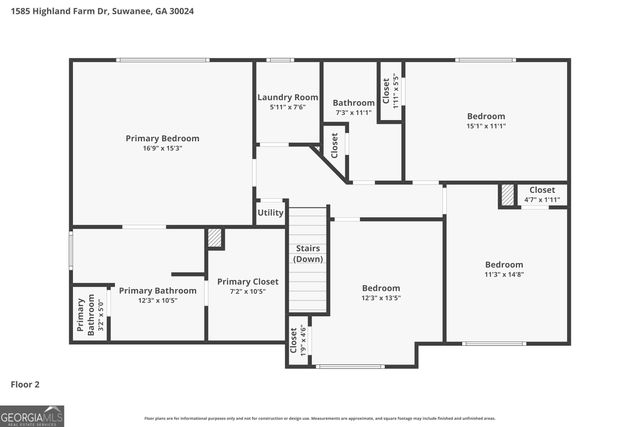 1585 Highland Farm Drive, Suwanee, GA 30024