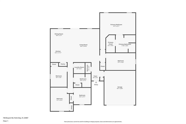 1041 Wesberry Street SE, Palm Bay, FL 32909