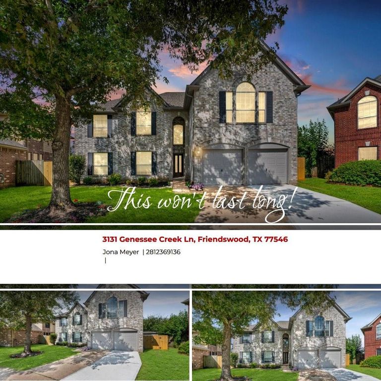 3131 Genessee Creek Lane, Friendswood, TX 77546