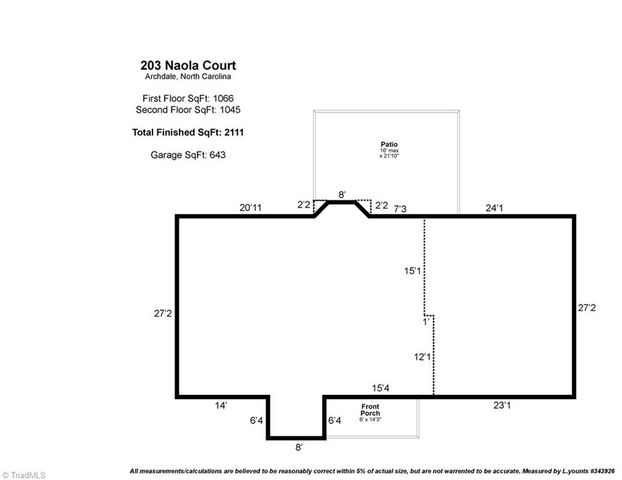 203 Naola Court, Archdale, NC 27263