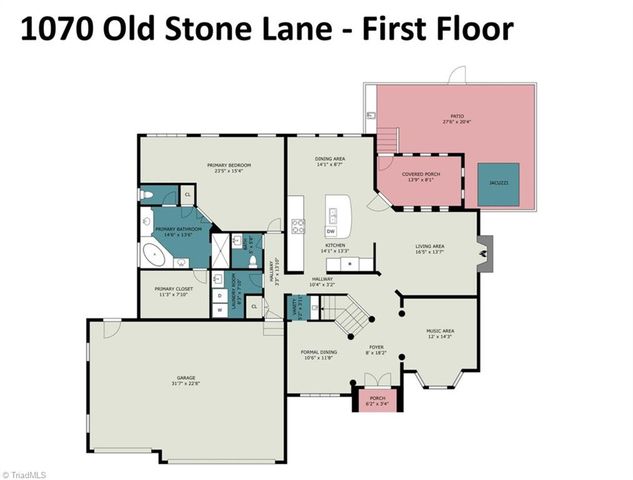 1070 Old Stone Lane, Kernersville, NC 27284