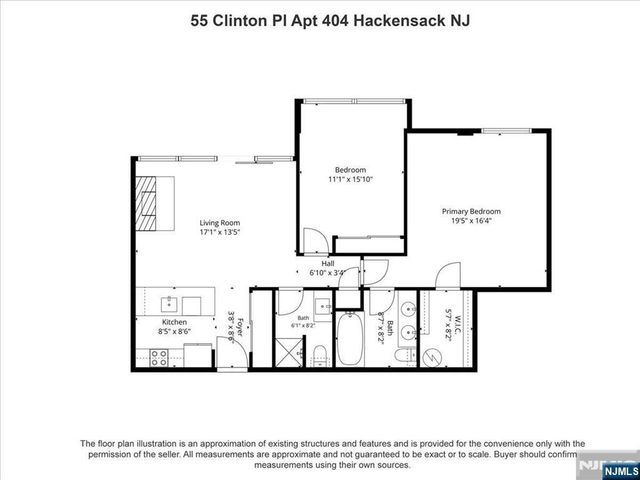 55 Clinton Place 404, Hackensack, NJ 07601