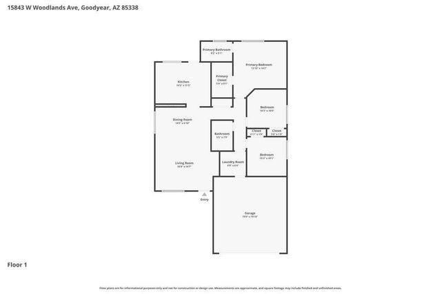 15843 W Woodlands Avenue, Goodyear, AZ 85338