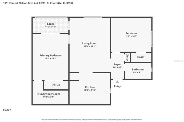 1051 FORREST NELSON BOULEVARD 201, Port Charlotte, FL 33952