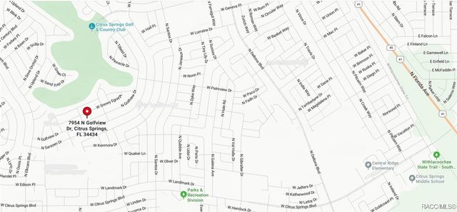 7954 N Golfview Drive, Citrus Springs, FL 34434