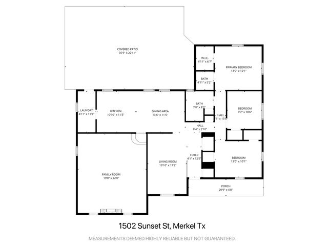 1502 Sunset Street, Merkel, TX 79536