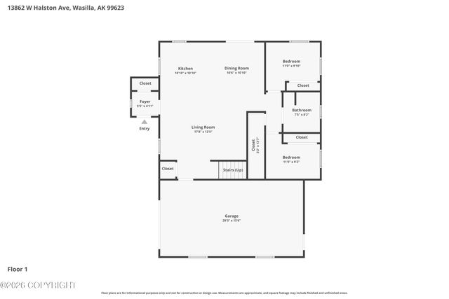 13862 W Halston Avenue, Big Lake, AK 99623