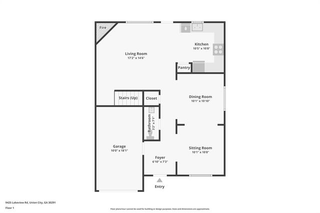 9425 Lakeview Road, Union City, GA 30291