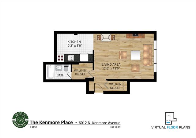 6012 N Kenmore Avenue 3F, Chicago, IL 60660