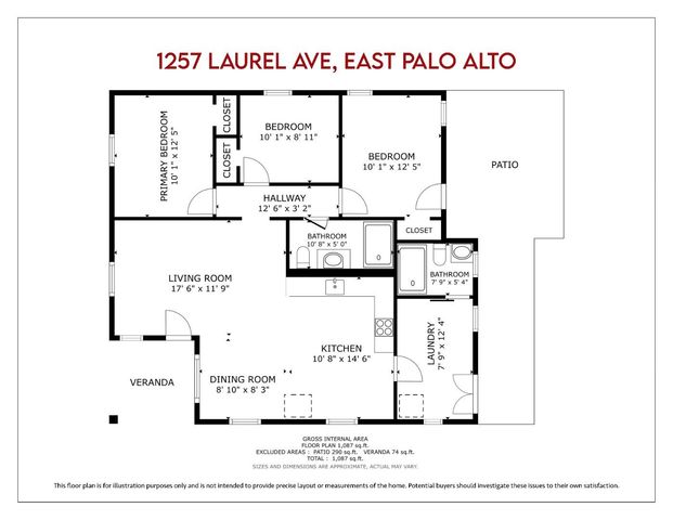 1257 Laurel Avenue, East Palo Alto, CA 94303
