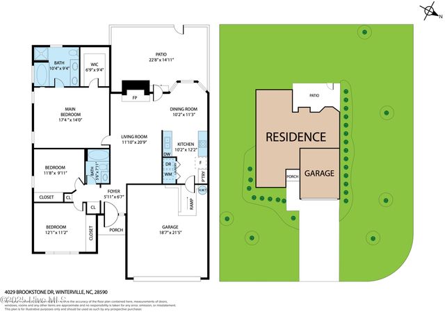 4029 Brookstone Drive, Winterville, NC 28590