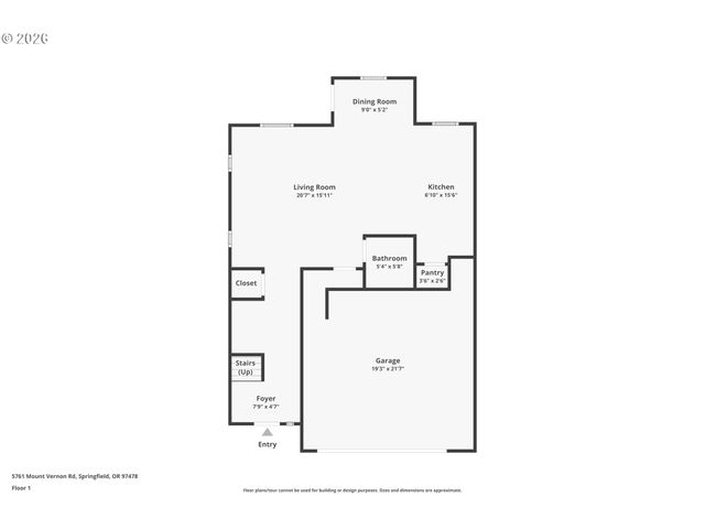 5761 MT VERNON Rd, Springfield, OR 97478