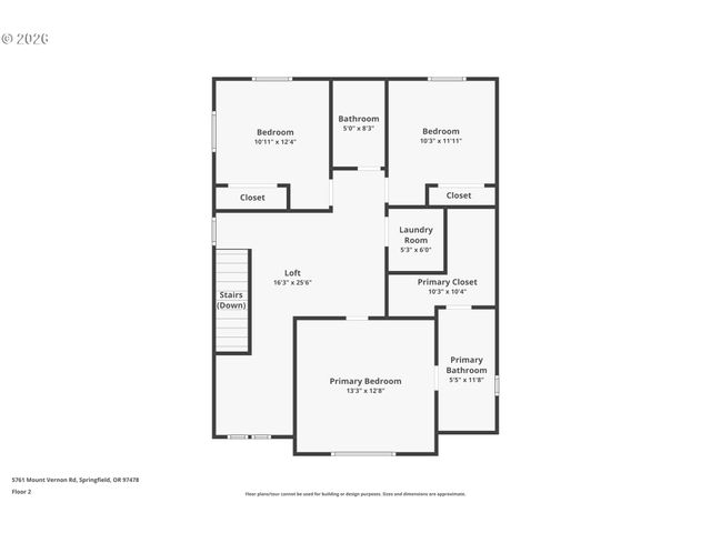 5761 MT VERNON Rd, Springfield, OR 97478