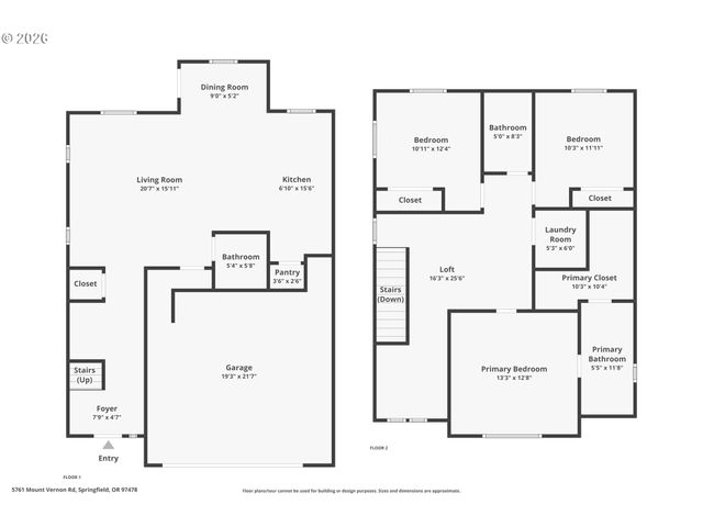 5761 MT VERNON Rd, Springfield, OR 97478