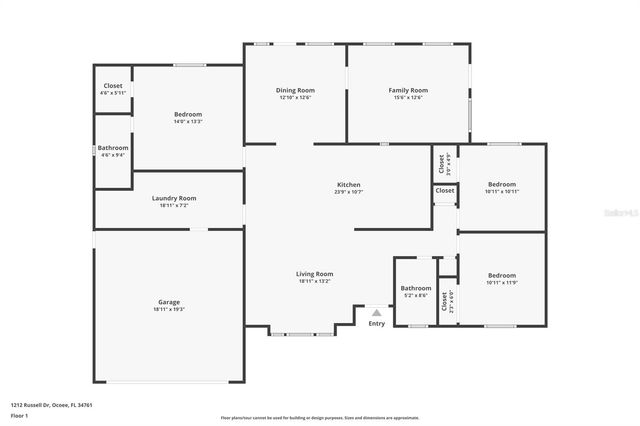 1212 RUSSELL DRIVE, Ocoee, FL 34761
