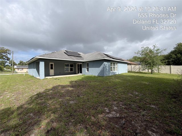 655 RHODES DRIVE, Deland, FL 32720