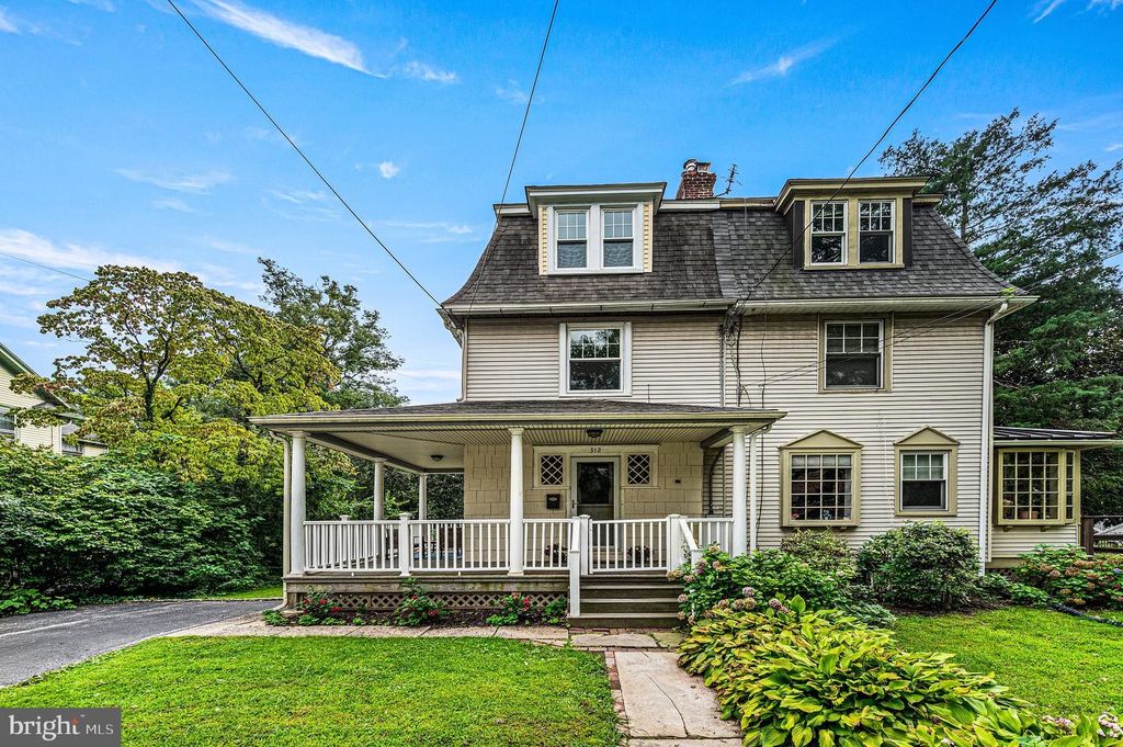 312 DARTMOUTH AVE, SWARTHMORE, PA 19081 — exterior