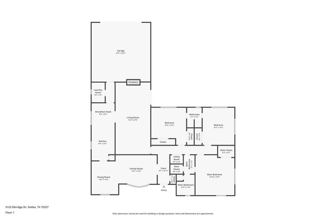 5123 Elkridge Drive, Dallas, TX 75227