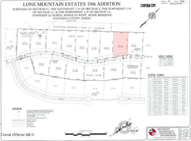 L12B8 N Eclipse Road, Rathdrum, ID 83858