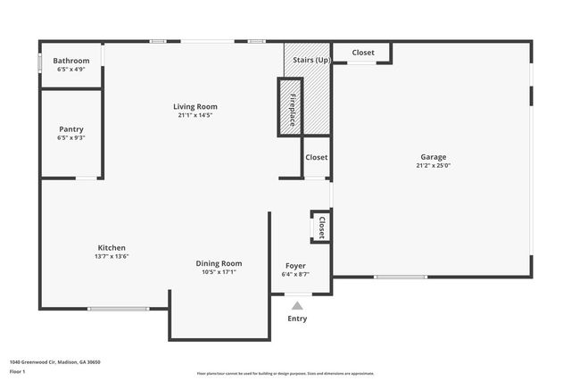 1040 Greenwood Circle, Madison, GA 30650