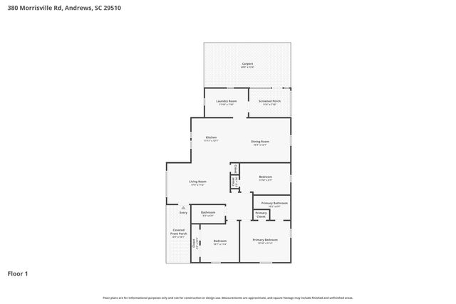 380 Morrisville Rd., Andrews, SC 29510