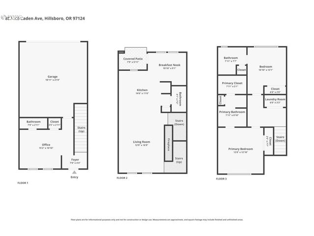 857 Ne CADEN Ave, Hillsboro, OR 97124