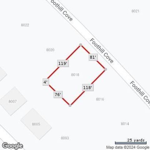 8018 Foothill CV, Leander, TX 78645